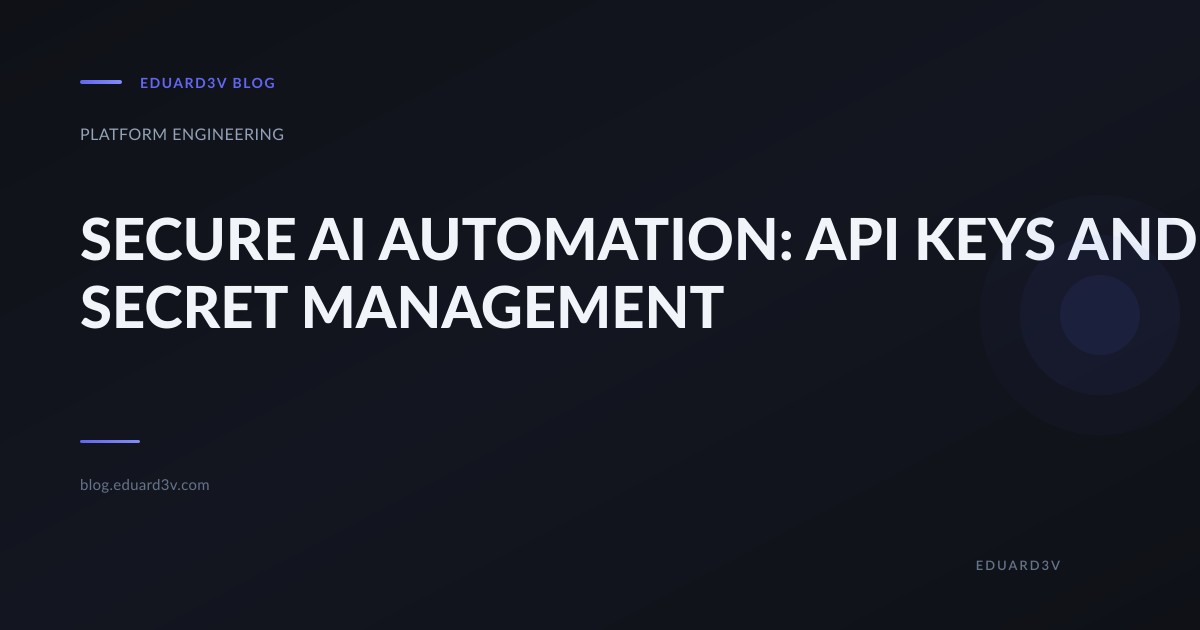 How I Actually Think About Security for AI Automation (After a Near Miss)